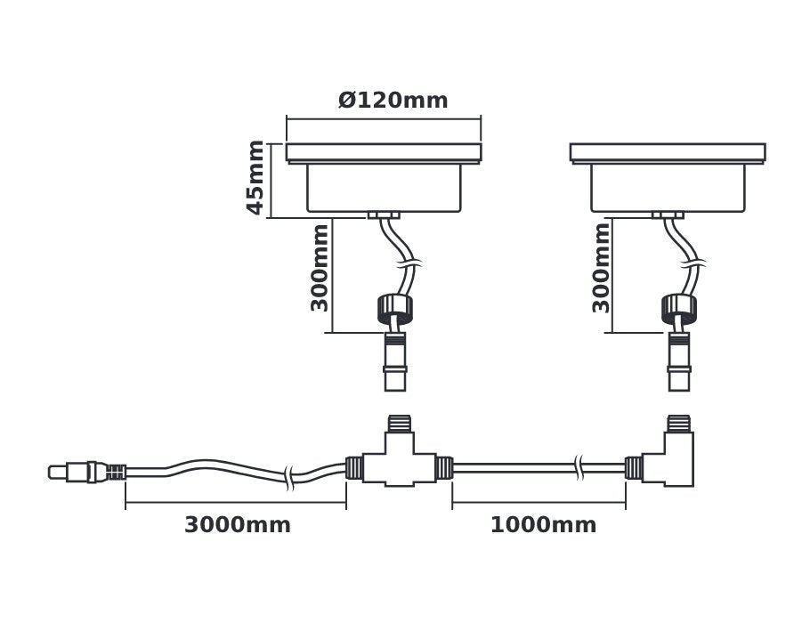 Tuinverlichting - Zonne-energie - 2st