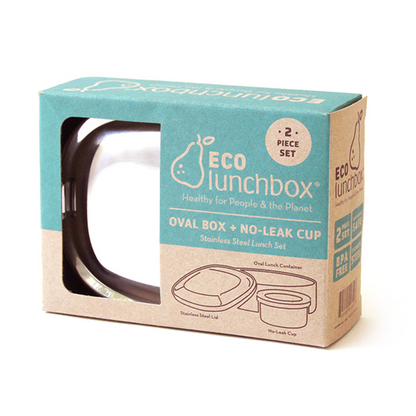 Eco Lunchbox Ovaal - 2 delig