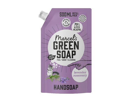 Marcels Green Soap Handzeep Lavendel & Rozemarijn 500ml Navulzak