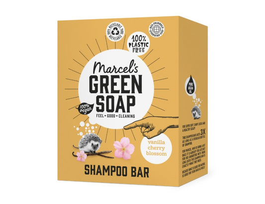 Marcels Green Soap Shampoo Bar Vanille & Kersenbloesem - 90g