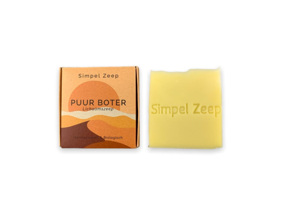 Simpel Zeep - Lichaamszeep - Puur Boter - 110gr.