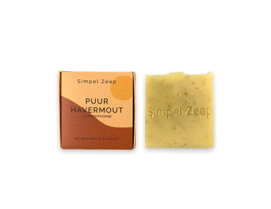 Simpel Zeep - Lichaamszeep Puur Havermout - 110gr.