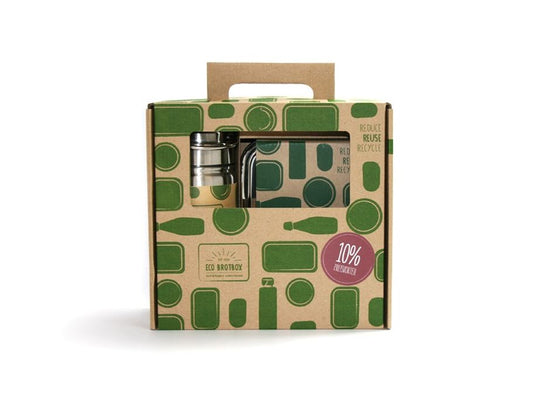 Lunchbox & Drinkfles Cadeauset - 500ml