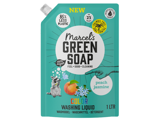 Marcels Green Soap Wasmiddel Apple & Jasmine Navulling - 1L